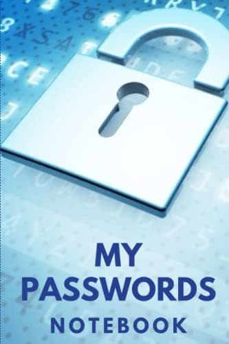 Image of My passwords notebook: A cute journal to gather all your passwords and keep them until needed. Beautiful and useful notebook everyone needs.