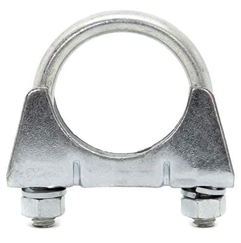 Image of 45mm Heavy Duty Exhaust Clamps U Clamps for Exhaust U Bolts for TV Aerial Pipe (Pack of 2) F10B