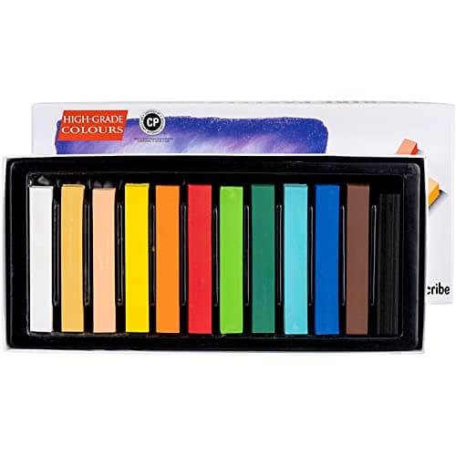 Image of Inscribe Soft Pastel Set 12 Colours - Full Size