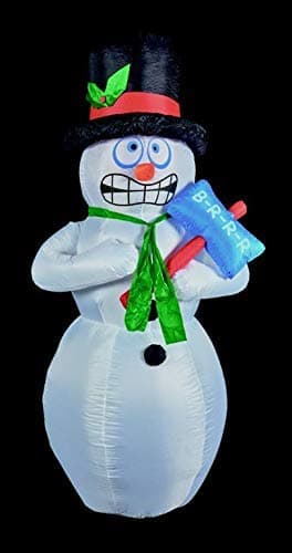 Image of Premier Inflatable Shivering Snowman 2.1m