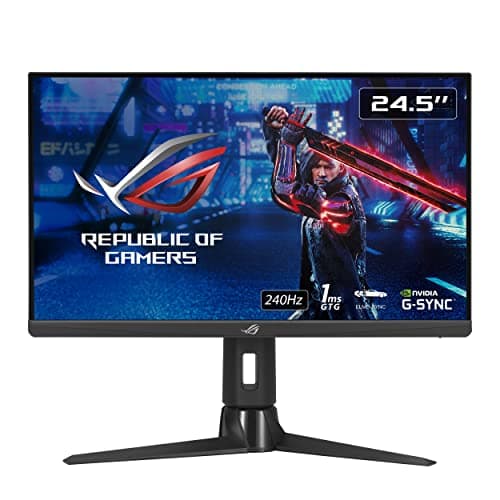 Image of ASUS ROG Strix XG259CM Gaming Monitor - 24.5 inch 1920x1080, 240Hz (Above 144Hz), 1ms (GTG), Fast IPS, Extreme Low Motion Blur Sync, USB Type-C, 120% sRGB, Black