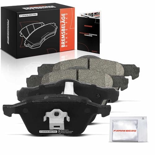 Image of Frankberg Brake Pad Set incl. 4x Pads Front Compatible with V70 II 285 S60 I 384 XC70 Cross Country 295 S80 I 184 Replace# 274285,30793265