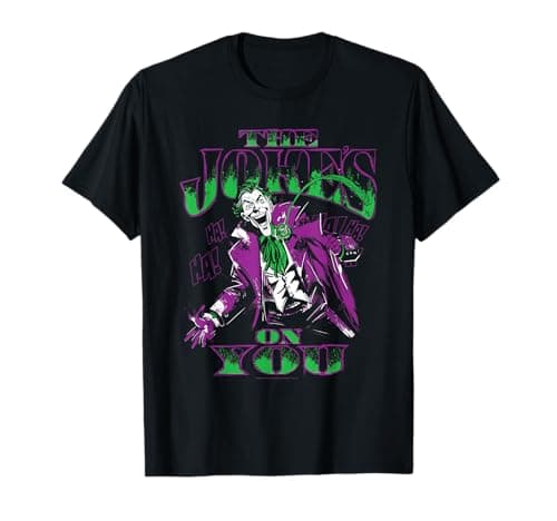 Image of DC Comics Batman Joker The Jokes On You T-Shirt