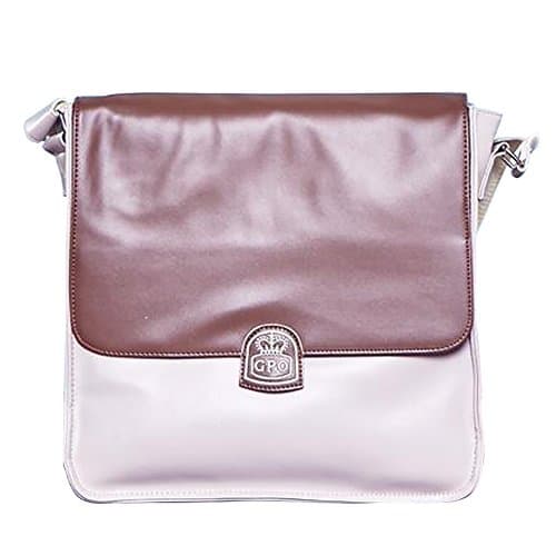 Image of GPO Vinyl Record Bag - Cream/Brown