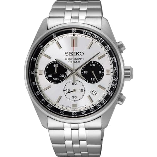 Image of Seiko Men Analog Quartz Watch with Stainless Steel Strap SSB425P1