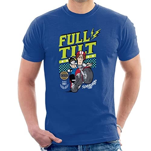 Image of All+Every Postman Pat and Jess Full Tilt Men's T-Shirt Royal Blue