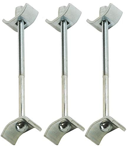 Image of 3X Unika Worktop Bolts 150mm Connector Joiner Clamps Pack for Connecting Kitchen Unit Laminate Worktops