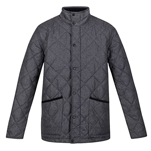 Image of Regatta Londyn Men's Diamond Pattern Quilted Warm Jacket