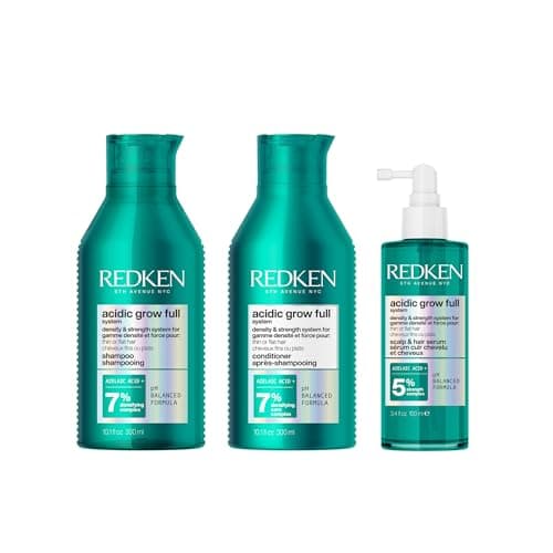 Image of Redken Acidic Grow Full System Shampoo 300ml, Conditioner 300ml & Serum 100m Set