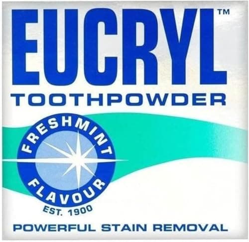 Image of Eucryl Smokers Tooth Powder Freshmint Flavour, 50 g (Pack of 6)