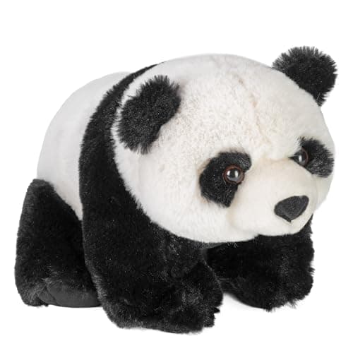 Image of Wild Republic Panda Plush Soft Toy, Cuddlekins Cuddly Toys, Gifts for Kids,Black/White, 30 cm