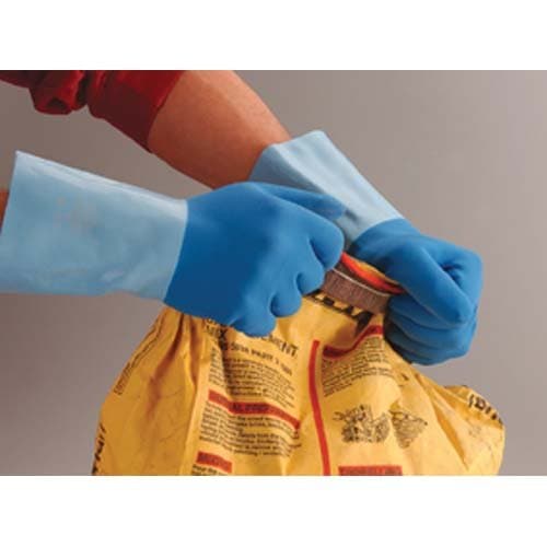 Image of Polyco Taskmaster Latex Gauntlet Glove Size 9 - Large