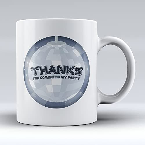 Image of Dalton Designs UK Disco Ball Sparkle - Personalised 10oz Ceramic Mug