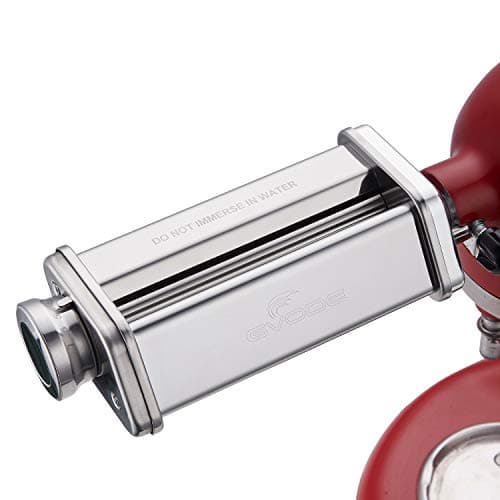 Image of Pasta Sheet Roller Attachment for KitchenAid Stand Mixer, Stainless Steel Pasta Maker Machine Accessories by Gvode