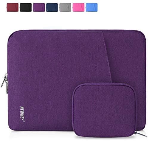 Image of NEWHEY Laptop Sleeve Case 13-14 Inch Water Repellent Laptop Cover Bag Shock Resistant Notebook Protective Bag with Small Case