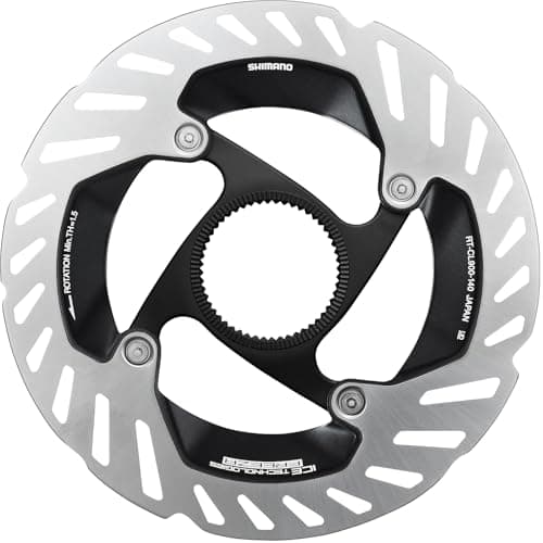 Image of Shimano Dura-Ace RT-CL900 Ice Tech FREEZA rotor with internal lockring and magnet, 160 mm, Silver