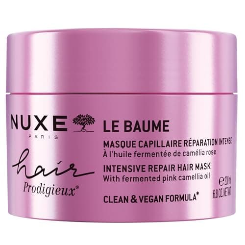 Image of Nuxe Hair Prodigieux Intensive Repair Hair Mask 200ml, with Fermented Pink Camellia Oil for Dry or Damaged Hair. Vegan & Silicone-Free