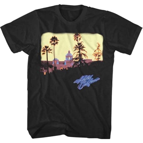 Image of Eagles 'Hotel California' (Black) T-Shirt (Large)