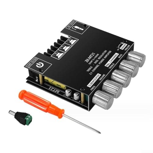 Image of 2 1 Channel Subwoofer Stereo Bass Audio Module, ZK MT21, 5 0 Version with AUX Input and Strong Protection (ZK-TB21)