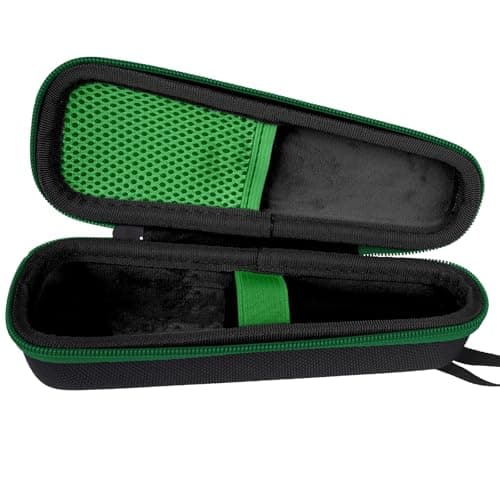 Image of Linkidea Women's Electric Shaver Travel Case, Compatible with Philips Series 6000, BRL146/00, BRT383/50, Bikini Trimmer, Cordless Hard Shell Carrying Bag (Green)