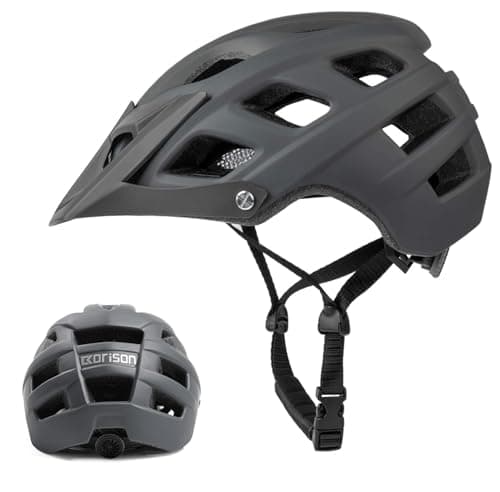 Image of Ckorison Mountain Bike Helmet, MTB Helmet Adult Lightweight Breathable Adjustable Mens Bike Helmet Safety Certified EN1078 Cycling Mountain & Road Bicycle Helmets for Men Women