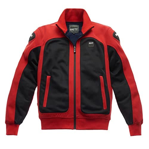 Image of Blauer Easy Air Pro Motorcycle Textile Jacket, black/red, M