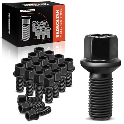 Image of Frankberg 20x Wheel Bolts Compatible with 80 90 100 200 A1 A2 A3 A4 1976-2024 447601139B