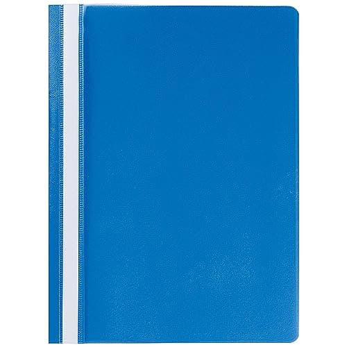 Image of Q-Connect A4 Project Folder - Blue, Pack of 25