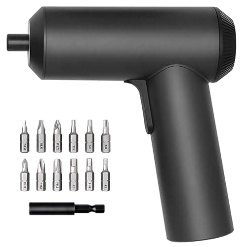 Image of Xiaomi Mijia Cordless Rechargeable Screwdriver 3.6V 2000mAh Li-ion 5N.m Electric Screwdriver with 12pcs S2 Screw Bits for Home