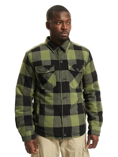 Image of Brandit Lumberjacket, Black+Olive, M