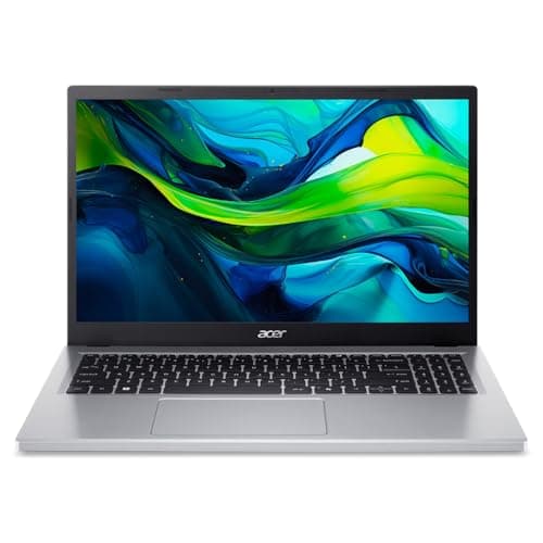 Image of Acer Aspire Go 15 AG15-32P-3951 15.6" Laptop (Intel Core 3 N355 CPU | 8GB DDR5 RAM | 128GB UFS Storage | Integrated Graphics | Full HD | Windows 11 Home) - Silver