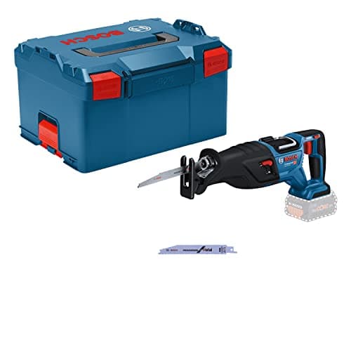 Image of Bosch Professional 18V System BITURBO Cordless Reciprocating Saw GSA 18V-28 (incl. 2X Reciprocating Saw Blade, L-BOXX, Without Battery/Charger)