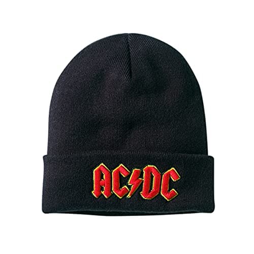 Image of Amplified Logo AC/DC Beanie (One Size) (Black)