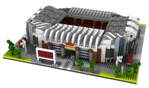 Image of Architecture Model To Build With Mini Blocks, Realistic Football Field Design. World Elite Stadiums Collection. Football Stadium In Trafford, Manchester, England.
