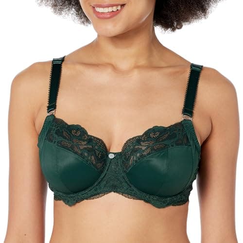 Image of Fantasie Women's Reflect Underwire Side Support Bra, Deep Emerald, 40F