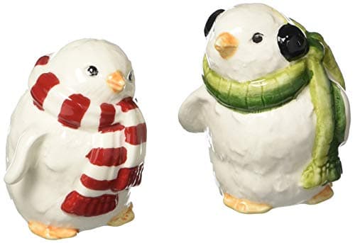 Image of Cosmos Gifts 56526 Penguin Couple Salt and Pepper Set, 2-1/8-Inch