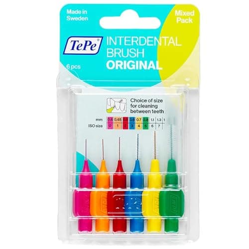 Image of Tepe Mixed Pack Interdental Brushes - Pack of 12