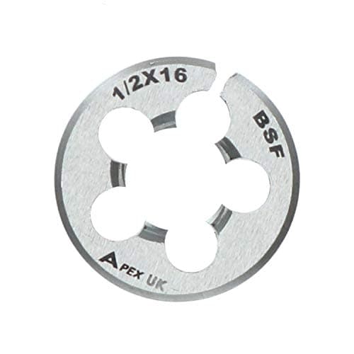 Image of 1/2" x 16 BSF 25mm Circular Die 1" Carbon Steel Thread Cutter British Standard Fine
