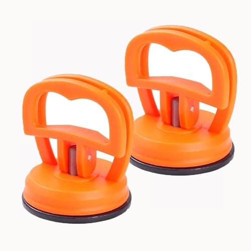 Image of 2 Pack Heavy Duty Suction Cups, 5.7CM Car Dent Puller & Glass Lifter – Dual-Purpose Dent Removal Tools for Car Repair, Furniture, Tiles, Windows, Phone Holder (2 Strong Suction Pads)