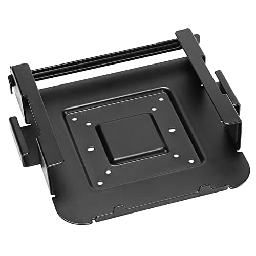 Image of IMC03 Steel Mac Mini Mount -Compatible Wall/Under-desk/LCD Arm Bracket Mounting Enclosure w/Anti-theft Security Bar
