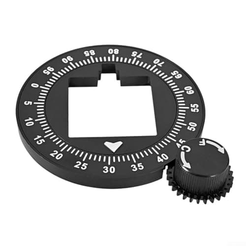 Image of Aluminum Grinder Setting Dial for Eureka Mignon Coffee Grinders, Expanded Scale 10-100, Compatible with Specialita Models, Easy Install, Scratch-Resistant