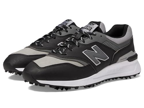 Image of New Balance Men's 997 Golf Shoe, Black, 8.5 UK