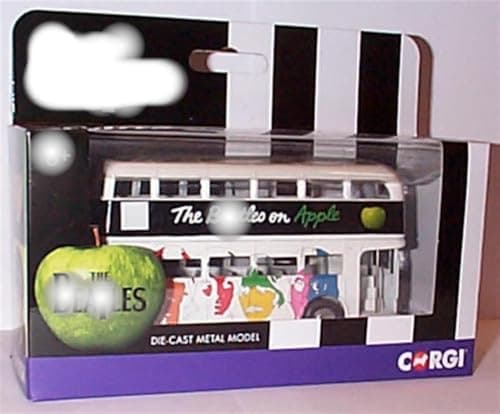 Image of corgi classic THE.BEATLE'S London Bus The White Album routemaster bus 1:64 scale diecast model