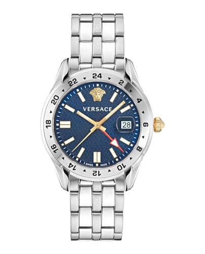 Image of Versace Men Analogue Watch Greca Time GMT