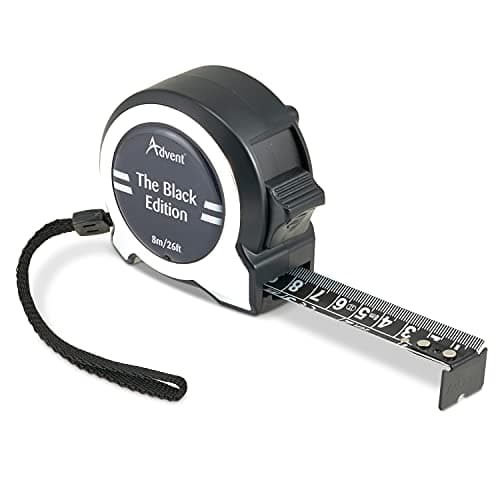 Image of Advent Black Edition 8m/26ft x 25mm Professional Tape Measure