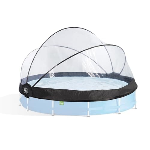 Image of EXIT Toys Pool Dome 12 ft - For Intex/Bestway Pools - Keeps Water Warm and Clean - Protects Against Wind and Debris - Excellent Customer Service - Universal Swimming Dome
