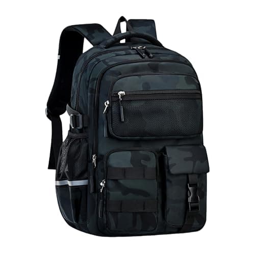 Image of GRUOTEIS Boys Backpack for School Kids, School Bag for Boys Camouflage, Multi-Pocket and Capacity, Camo 01-L