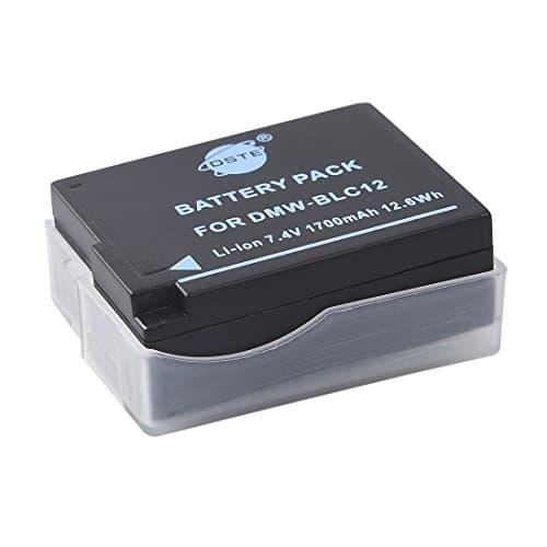 Image of DSTE® DMW-BLC12 Rechargeable Battery for Panasonic Lumix DMC-G5 DMC-G6 DMC-G7 DMC-GH2 DMC-FZ200 DMC-FZ200GK DMC-FZ1000 V-LUX4 Leica Q Camera as DMW-BLC12E DMW-BLC12PP BP-DC12 BP-DC12U BP-DC12E