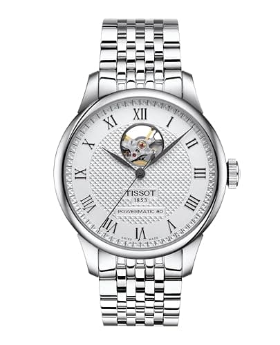 Image of Tissot Men's Analogue Automatic Watch Le Locle Open Heart Swiss Made