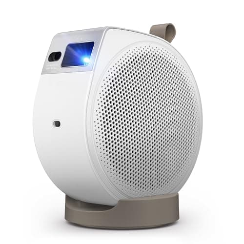 Image of BenQ GV32 1080p Portable Ceiling Projector, 500 ANSI Lumens LED, Google TV with Licensed Netflix, HDR10 with 95% Rec.709, WiFi & Bluetooth, Deep Woofer Speaker